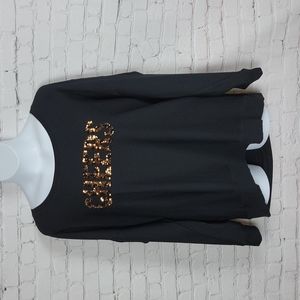 Torrid - Black Cheers Sequin Sleep Shirt 💘